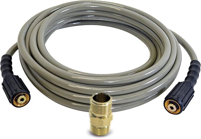 Simpson Cleaning 40225 Morflex Series 3700 PSI Pressure Washer Hose, Cold Water Use, 5/16 Inch Inner Diameter, 25 Feet, Natural - NeatNest