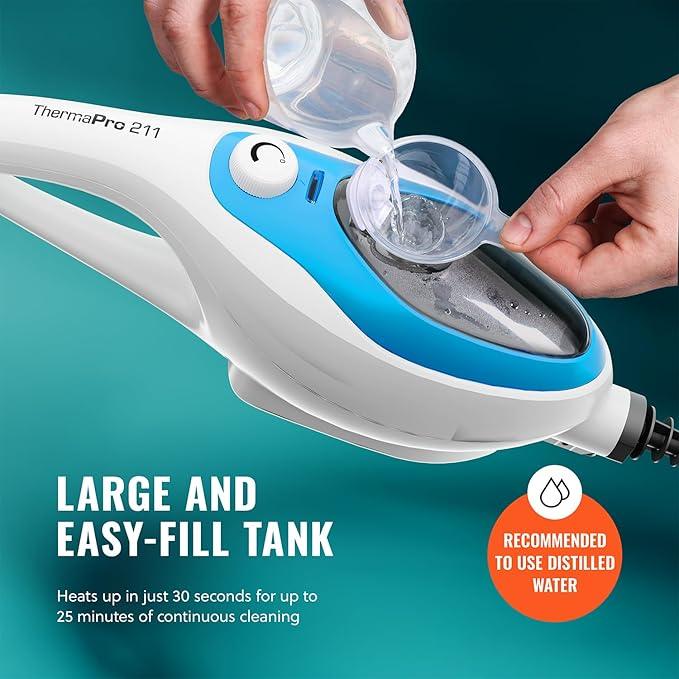 PurSteam 10-in-1 Steam Mop, Floor Steamer with Detachable Handheld Steam Cleaner for Tile, Hardwood Floors - NeatNest