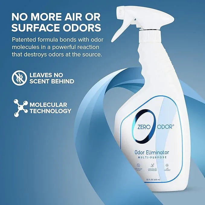 Zero Odor - Multi-Purpose Strong Odor Eliminator for Home, Office, Car, Bathroom, Hotel, Room Deodorizer, and Odor Neutralizer, 22Oz - NeatNest
