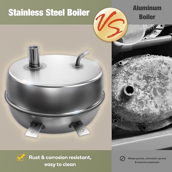 Newbealer Heavy-Duty Steam Cleaner for Home, Stainless Steel Boiler, Steam Mop with 20-Piece Accessories, Max 5 Bar, Multi-Purpose Steamer for Floors, Cars, Furniture, Tiles, and More - NeatNest