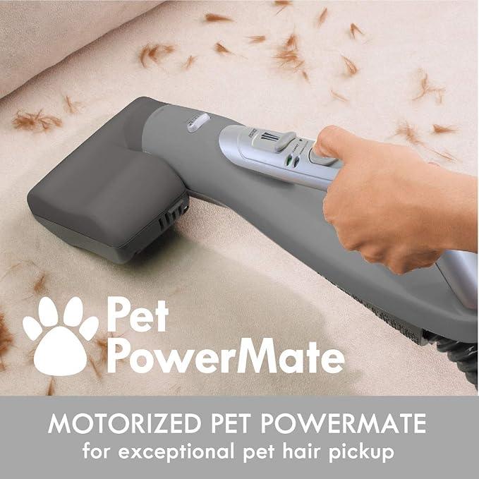 Kenmore Elite 21814 Pet Friendly CrossOver Lightweight Bagged HEPA Canister Vacuum with Pet PowerMate, Extended Telescoping Wand, Retractable Cord, 2 Floor Nozzles, and 4 Cleaning Tools-Silver/Gray - NeatNest