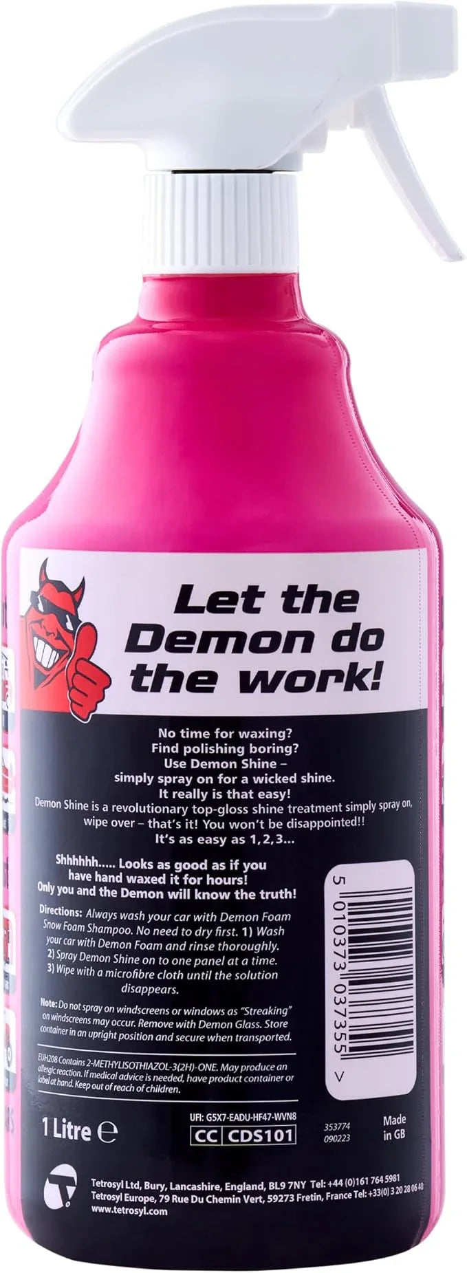 CarPlan Demon Shine 34 fl Oz (1L) - Spray on Shine - NeatNest