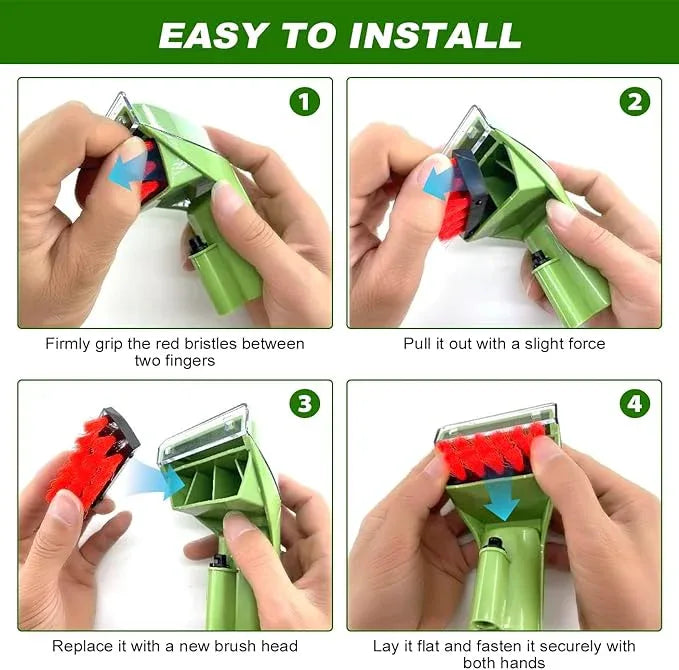 Bozdyru for Bissell Little Green Machine Attachments 1400B: Compatible with Bissell 1400B 3353 3194 2458 3588F 1986 1425 Cleaning Tool attachments Green, 2 Brush,6 Replacement Brush, Part #1613828 - NeatNest