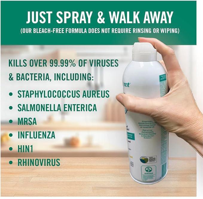 Benefect Botanical Decon 30 Disinfectant Cleaner, 14 oz. Ready-To-Use Spray, Hospital Grade Disinfectant, Kills Over 99.99% of Germs, Safe for Food-Contact Surfaces (Light Lemon & Thyme Scent) - NeatNest