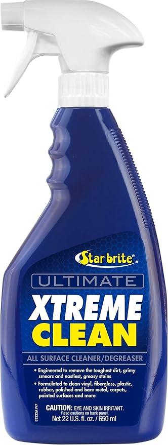 STAR BRITE Ultimate Xtreme Clean - High-Performance All-Surface Cleaner Degreaser, Ideal for Aluminum, Fiberglass, Plastic, Chrome, Stainless, Leather, and Rubber Surfaces - NeatNest