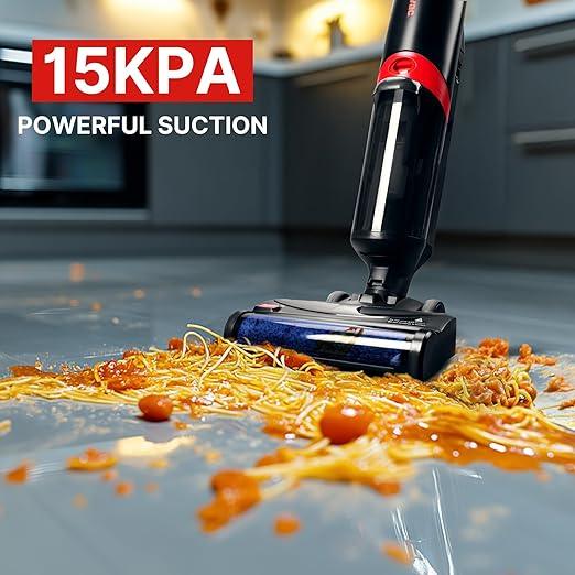 Shop-Vac Wet Dry Vacuum Cleaner and Mop, 15000Pa Vacuum Mop All in One, Lightweight Multi-Surface Cleaner with Self-Cleaning, LED Display & Voice Prompts - NeatNest