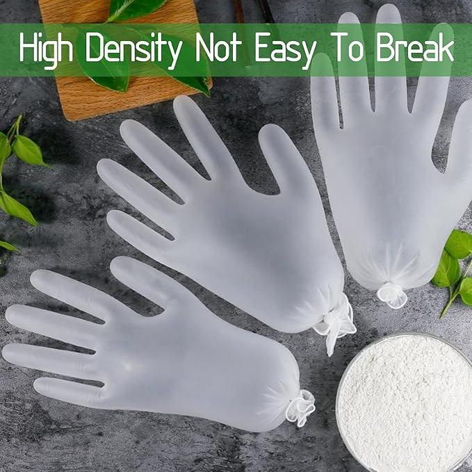 Clear Vinyl Food Safe Disposable Gloves Latex Free Powder Free for Food Prep Handling Cooking Cleaning - NeatNest