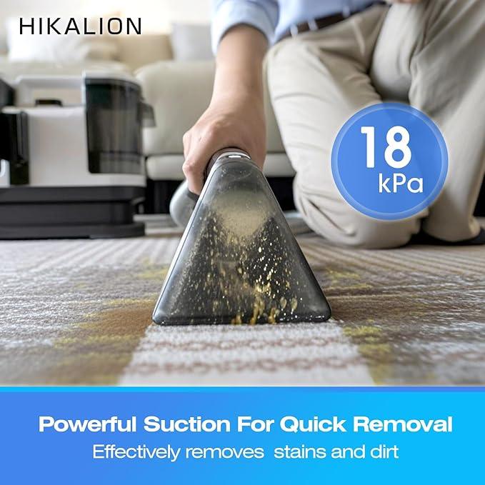 Carpet Cleaner Machine, 18Kpa Powerful Suction, Spot Cleaner & Pet Stain Remover, Self-cleaning, Large Dual Water Tank, Deep Cleaning for Carpet, Area Rugs, Upholstery, Cars, H6 - NeatNest
