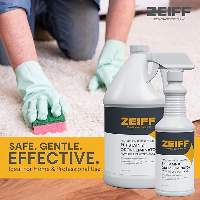 Pet Stain and Odor Remover - Pet Odor Eliminator for Home and Professional Use - Pet Urine Enzyme Cleaner to Break Up Tough Stains - Carpet Stain Remover for Dog Urine and Cat Pee, Feces, Fluids - NeatNest
