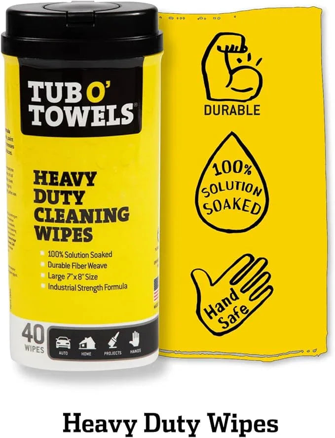 Tub O' Towels Household Cleaning Wipes Variety Pack, 7" x 8", 4-Pack - NeatNest