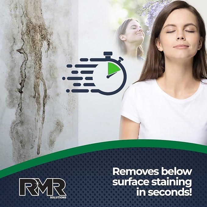 RMR-86 Instant Mold Stain and Mildew Stain Remover Spray - Scrub Free Formula, 2.5 Gallon (320 Fl Oz) - NeatNest