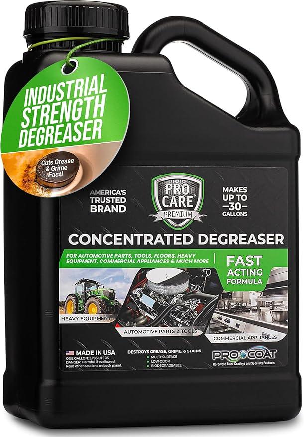 Procare - Degreaser Concentrate - Tool, Shop Floor, Engine & Commercial Kitchen Cleaner - Cleaning Supplies - Degreaser - Made in the USA (1 Gallon) - NeatNest