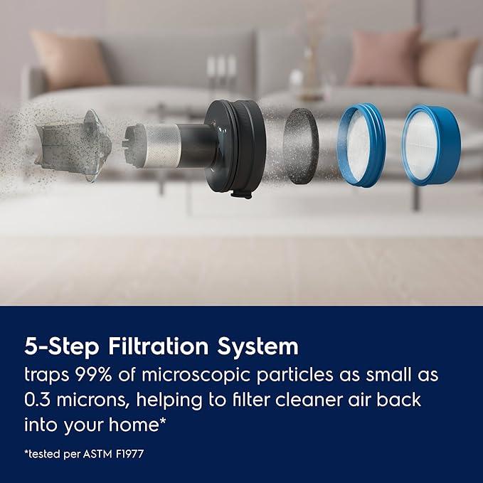 Electrolux Ultimate700 Cordless Stick Vacuum with PowerPro Bristle Nozzle and High Suction Power, 50-Minute Run Time, 4 Power Modes, Granite Gray - NeatNest