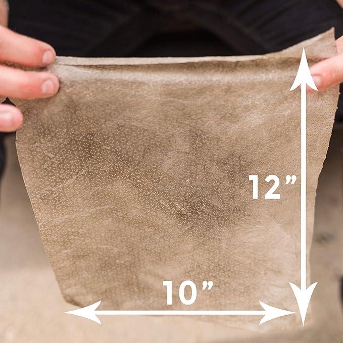 Eagle Grit Heavy Duty Cleaning Wipes – 72 XL Pre-Moistened Degreasing Hand & Tool Wipes – 10”x12” Industrial Strength Shop Towels – Removes Grease, Oil, Ink, Adhesives & Grime – USA Made - NeatNest