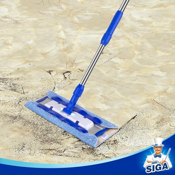 MR.SIGA Professional Microfiber Mop Refills, Pack of 3, Size: 42cm X 23cm - NeatNest