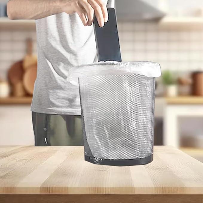 2-4 Gallon Trash Bags, 400 Count Bulk, Clear Plastic Recycling Bags, Small Multi-purpose Garbage Bags for Business Home Bathroom Kitchen Commercial and Industrial - NeatNest