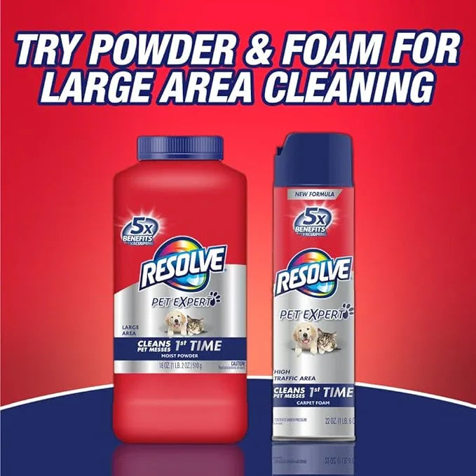 Resolve Carpet Steam Cleaner Solution, 22 fl oz Bottle, 2X Concentrate (Pack of 1) - NeatNest