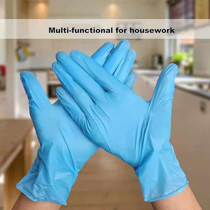 Disposable Gloves Small, Nitrile and Vinyl Blend Material Gloves, Latex Free, 4 Mil,1000 Pc. Food Grade Glove for Cleaning, Food Prep, Hair Dye, Tattoo, Blue - NeatNest