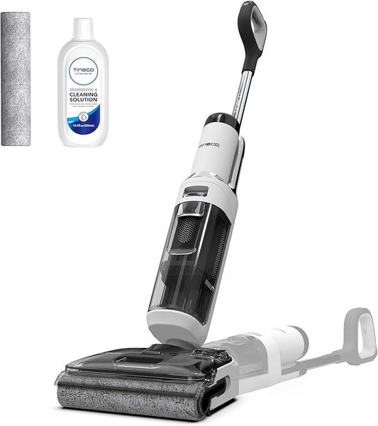 Tineco Floor ONE Stretch S6 Cordless Wet Dry Vacuum Cleaner, 180°Lay-Flat Smart Vacuum Mop, 40 Minutes Long Runtime 158℉ Flashdry Self-Cleaning, Dual-Sided Edge Cleaning Lightweight Floor Cleaner - NeatNest