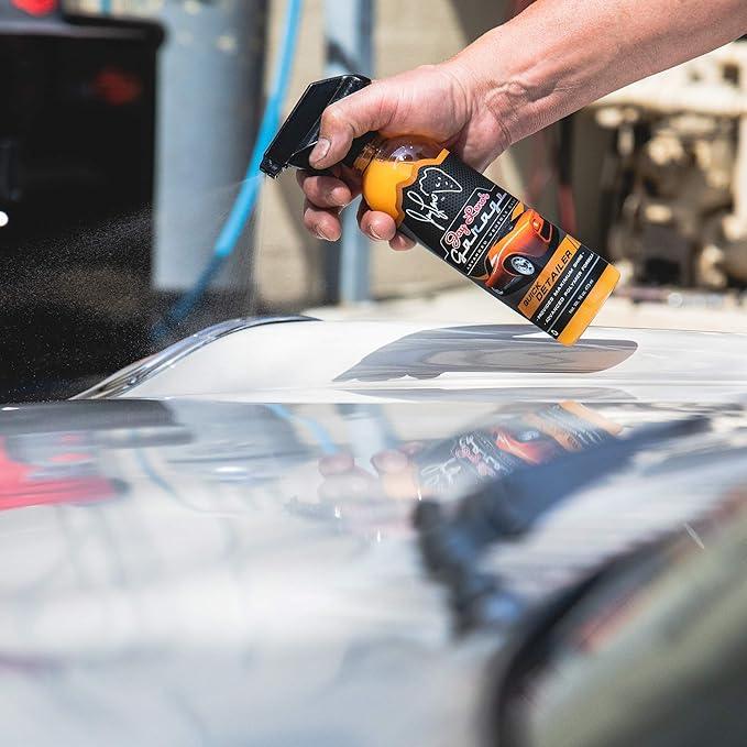 Jay Leno's Garage Car Detailing Kit with Bucket – Essential Car Cleaning Kit, Sprays, Liquids, Microfiber Towels, Applicators and Wash Mitt, All-in-One Car Detailing Kits for Interior & Exterior Care - NeatNest