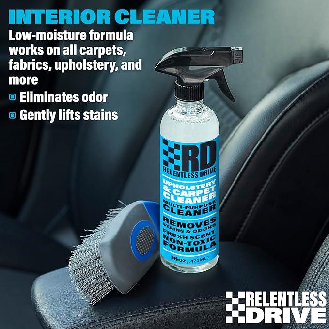 Car Interior Carpet & Upholstery Seat Cleaner — Safe for All Cars — for Carpets, Seats, Floor Mats, Home, Office & More — 16oz Cleaner Kit - NeatNest