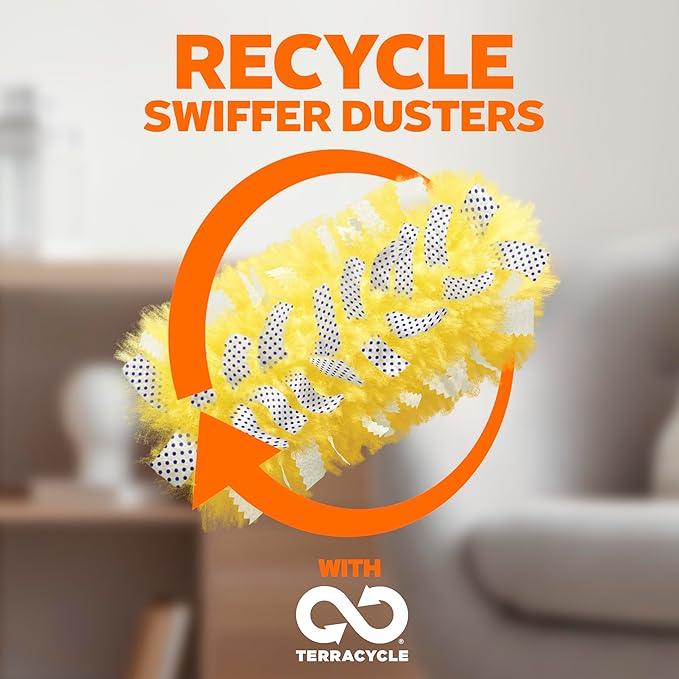 Swiffer Duster Kit with 6 ft Super Extendable Handle, Heavy Duty Starter Kit with 8 Refills - NeatNest