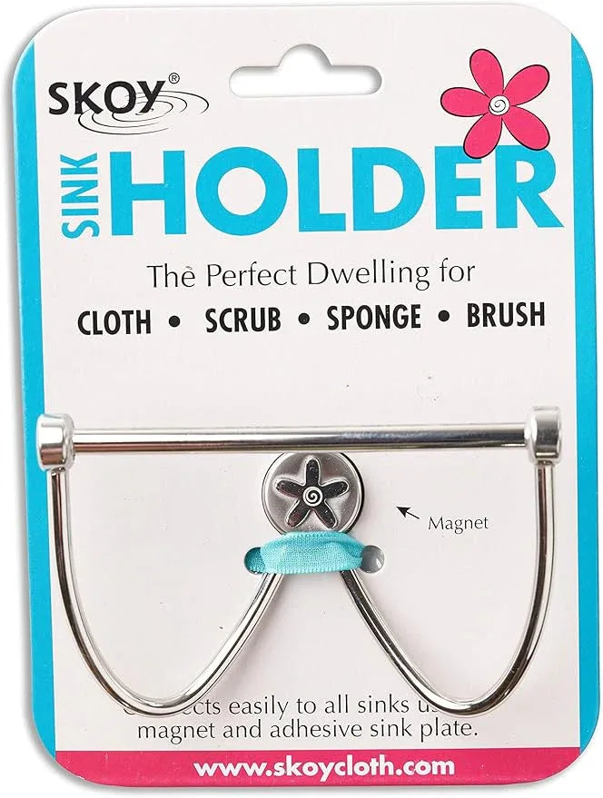 Skoy Cleaning Bundle - Cloth, Scrub, Blue Towel and Sink Holder – Environmentally Friendly, Kitchen & Household Use, Plastic-Free Packaging, Great Gift Idea! - NeatNest