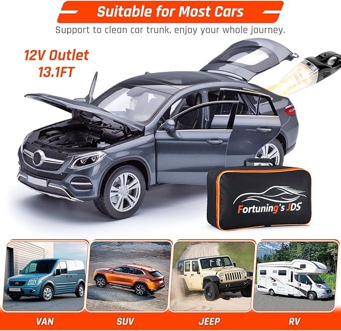 61 PCS Car Detailing Kit Interior Cleaner, Auto Detailing Kit, Car Vacuum Car Interior Detailing Kit, Car Wash Kit with Bucket Detailing Brush Set Car Accessories for Motorcycle, Cars, Bikes, Wheels - NeatNest
