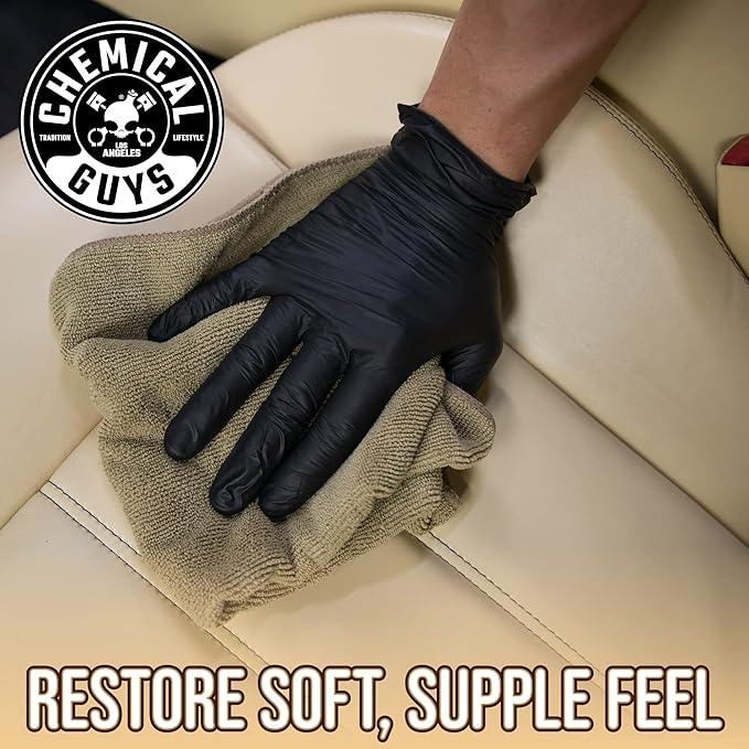 Chemical Guys SPI_208 Colorless and Odorless Leather Cleaner for Car Interiors, Furniture, Apparel, Boots, and More (Works on Natural, Synthetic, Pleather, Faux Leather and More), 128 fl oz (1 Gal) - NeatNest