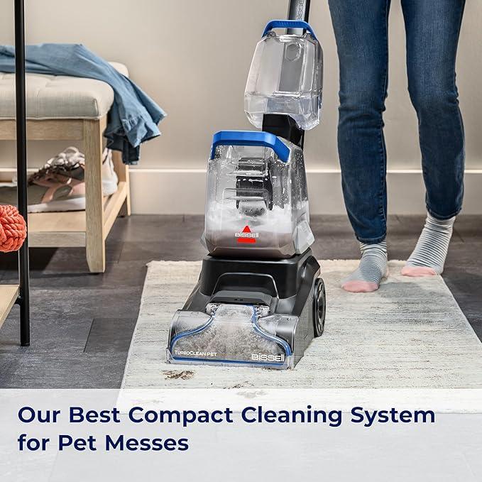 BISSELL TurboClean PET, Upright Carpet & Upholstery Cleaner, 3948 - NeatNest