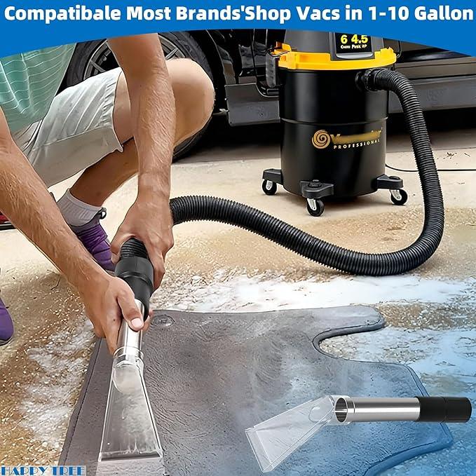 Happy Tree Shop Vac Extractor Attachment,Turn Wet-Dry Vac into an Extractor, Detailing Wand Extractor Vacuum Cleaner - NeatNest