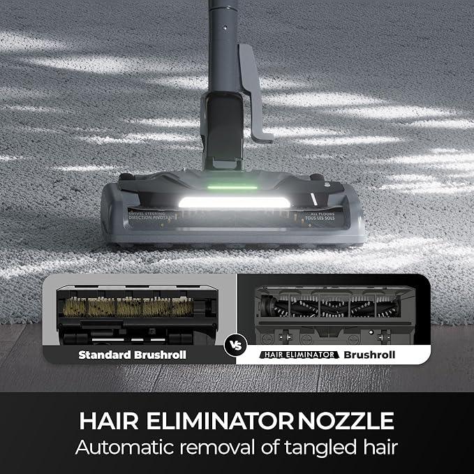 Kenmore BC3006 400 Series Pet Friendly Lightweight Bagged Canister Vacuum Cleaner 2-Motor Design with Hair Eliminator Brushroll, HEPA Filter, LED Headlight, Extended Wand and Auto Cord Rewind - NeatNest