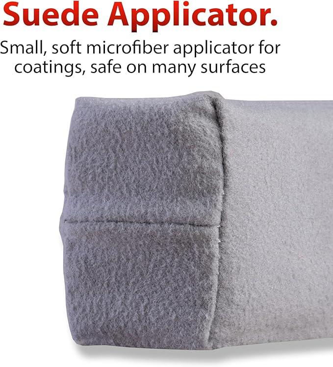 Adam's Polishes Suede Applicator (2 Pack) - Car Detailing Sponge, Use with Ceramic Spray, Graphene Coatings on Car Paint, Metal, Plastic Trim, Rubber & Glass - NeatNest