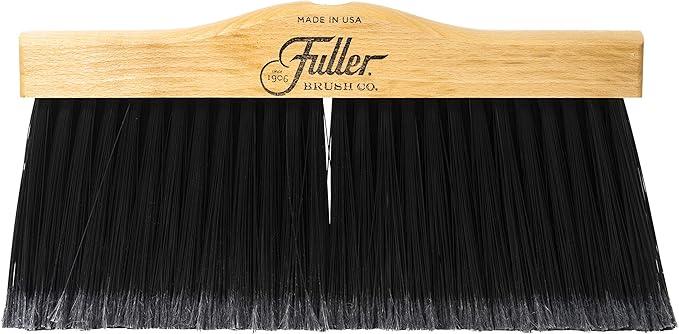 Fuller Brush 10-Inch Upright Maple Wood Broom Head – Indoor and Outdoor Cleaning Head for Hard Surfaces Including Tile, Concrete, Garage Floors, Workshops, Basements, and Commercial Spaces - NeatNest