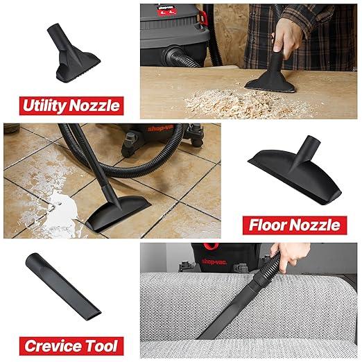 Shop-Vac 5430096 Wet/Dry Vacuum, 4 Gallon, 4 Peak HP, 1.25 Inch Diameter x 7 Foot Hose, 15 Foot Cord, Ideal for Jobsite, Garage, Workshop & Home - NeatNest