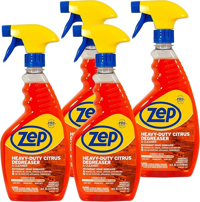 Zep Heavy-Duty Citrus Cleaner Spray Bottle (24 Fl Oz (Pack of 4)) - NeatNest