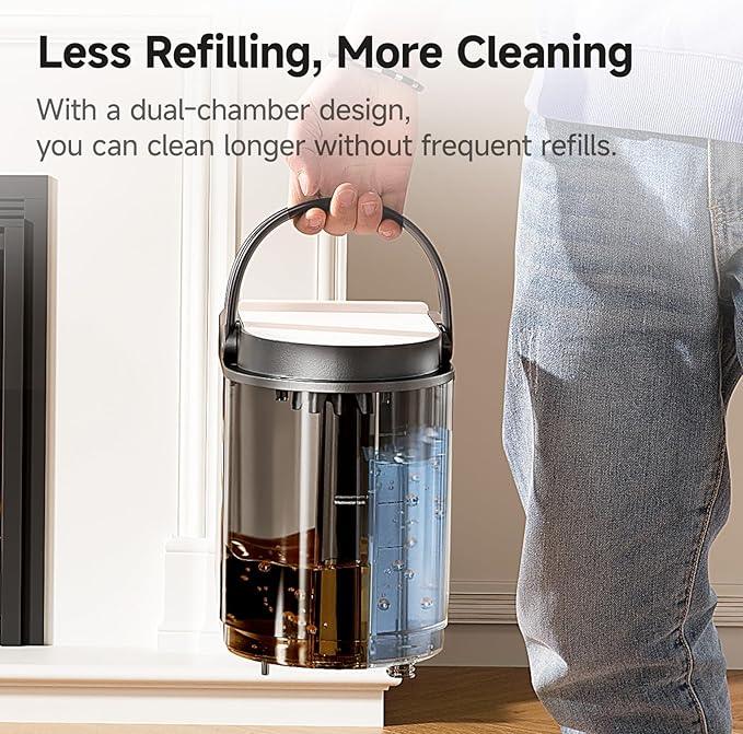 uwant Carpet Cleaner Machine 18Kpa Powerful Suction, Portable Carpet Cleaner for Pet Stains with Cleaning Tools&Solution Self-Cleaning Upholstery Cleaner for Car, Couch, Rug, Spot - NeatNest
