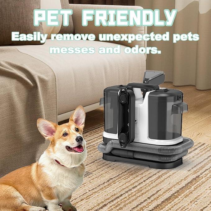 Portable Carpet & Upholstery Cleaner, Deep Cleaning for Rugs, Couch, Car Interiors Stains, Pet & Family Friendly, 120V - NeatNest