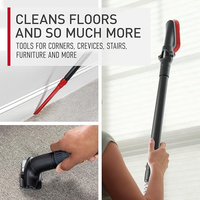 Hoover WindTunnel Cord Rewind Pro Bagless Vacuum Cleaner, Corded Upright Vacuum Cleaner for Carpet and Hard Floor, Automatic Cord Rewind, Corded Vacuum Cleaners for Home Use - NeatNest
