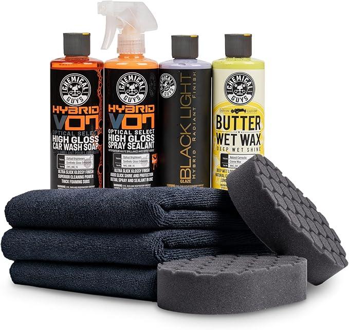 Chemical Guys HOL203 Black Car Care Kit, 9 Items - NeatNest