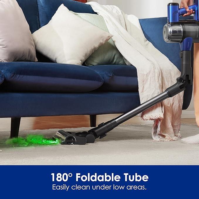 Tineco Pure ONE S50 Pro Cordless Stick Vacuum Cleaner, 200AW Powerful Suction, Zero Tangle Brush, 95Min Runtime, 180° Foldable Tube, 120° Green Light, Easily Tackles Large Debris Stick Vacuum - NeatNest