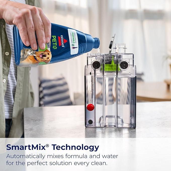 BISSELL® Little Green® Max Pet SmartMix Portable Carpet and Upholstery Deep Cleaner, Car/Auto Detailer, with SmartMix Technology, Self-Cleaning Tough Stain Tool and Pet Hair Removal Tool, 38572 - NeatNest