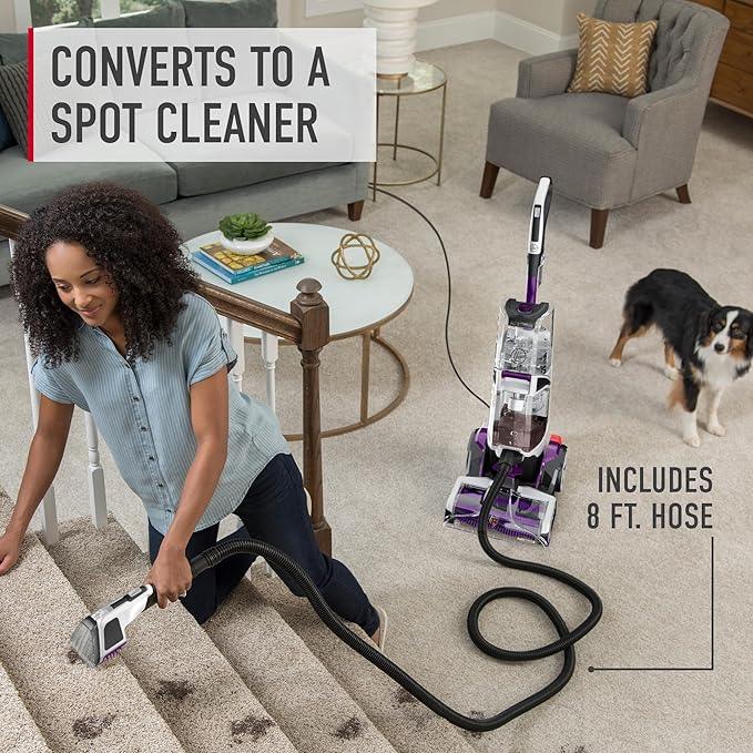 Hoover SmartWash Pet Automatic Carpet Cleaner Machine with Spot Chaser Wand, Deep Cleaning Carpet Shampooer Machine, Pair with a Hoover Cleaner Solution for a Bright, Refreshed Home - NeatNest