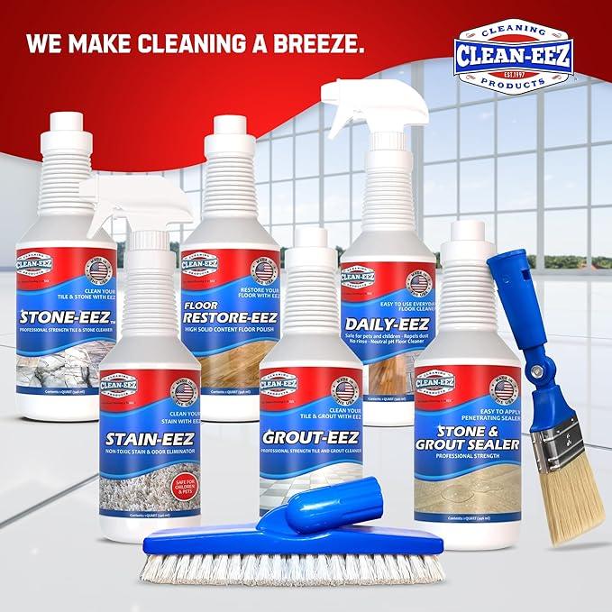 Clean-eez Ultimate Floor Restorer & Polish - Revitalize, Protect, Shine Wood, Laminate, Vinyl, Bamboo, Slate, Terracotta & More (1 Bottle) - NeatNest