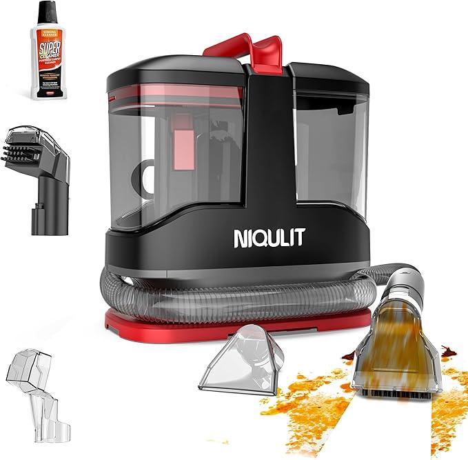 Portable Handheld Upholstery Spot Cleaner Machine, 15Kpa Deep Carpet Cleaner for Pets, Sofa, Couches, Area Rugs and Car, Furniture Cleaner Machine with Versatile Tools & Self-Cleaning System - NeatNest