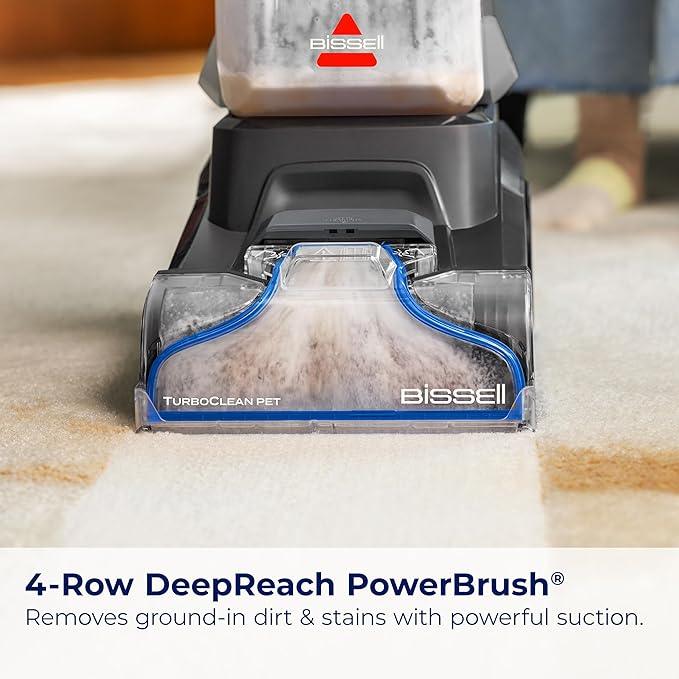 BISSELL TurboClean PET, Upright Carpet & Upholstery Cleaner, 3948 - NeatNest