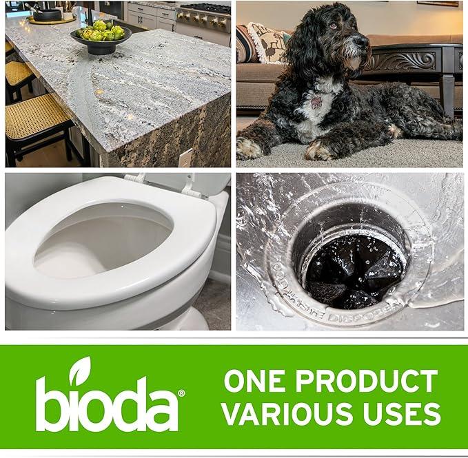 Bioda Multi-Purpose Probiotic Enzyme Cleaner and Deodorizer | Professional Strength | Trash Can Deodorizer, Pet Stains and Odors, Drains, Floors, Bathrooms, Toilets | Made in USA | 1 Gallon - NeatNest