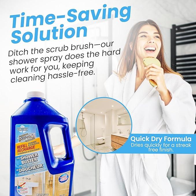 SURF PRO Shower Glass Cleaner Buster Economic Refill (1.89L) - NeatNest