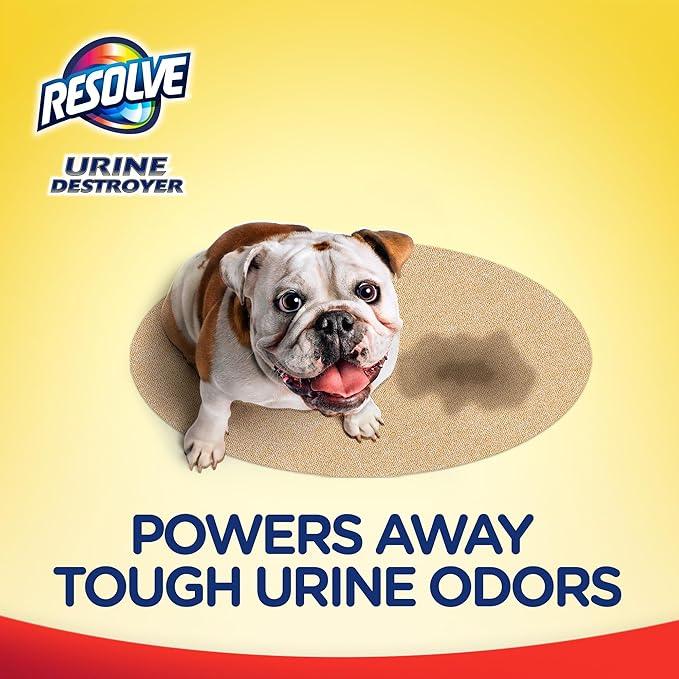 Resolve Urine Destroyer Carpet Cleaning Machine Formula, Safe for Bissell, Hoover & Rug Doctor, Carpet Cleaner, Carpet Cleaner Solution, 96 OZ - NeatNest