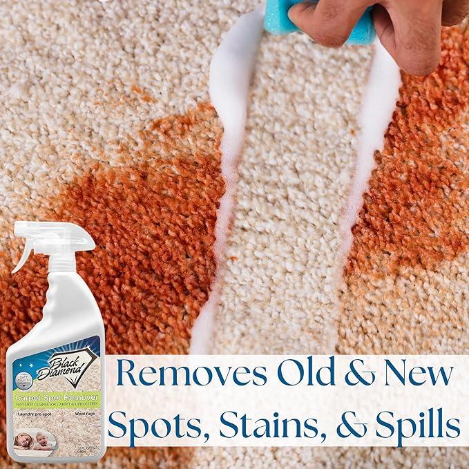 Black Diamond Stoneworks carpet and upholstery cleaner: this fast acting deep cleaning spot and stain remover spray also works great on rugs, couches, and car seats. (4-gallons) - NeatNest